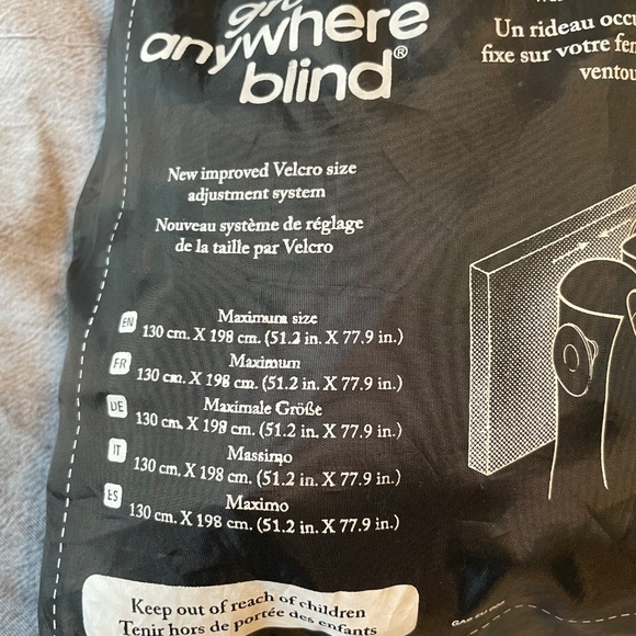 Gro Anywhere Blind/ Blackout Blind - Picture 2 of 2